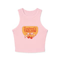Twiford & Tallow Retro Cherry Patch Racer Tank Top
